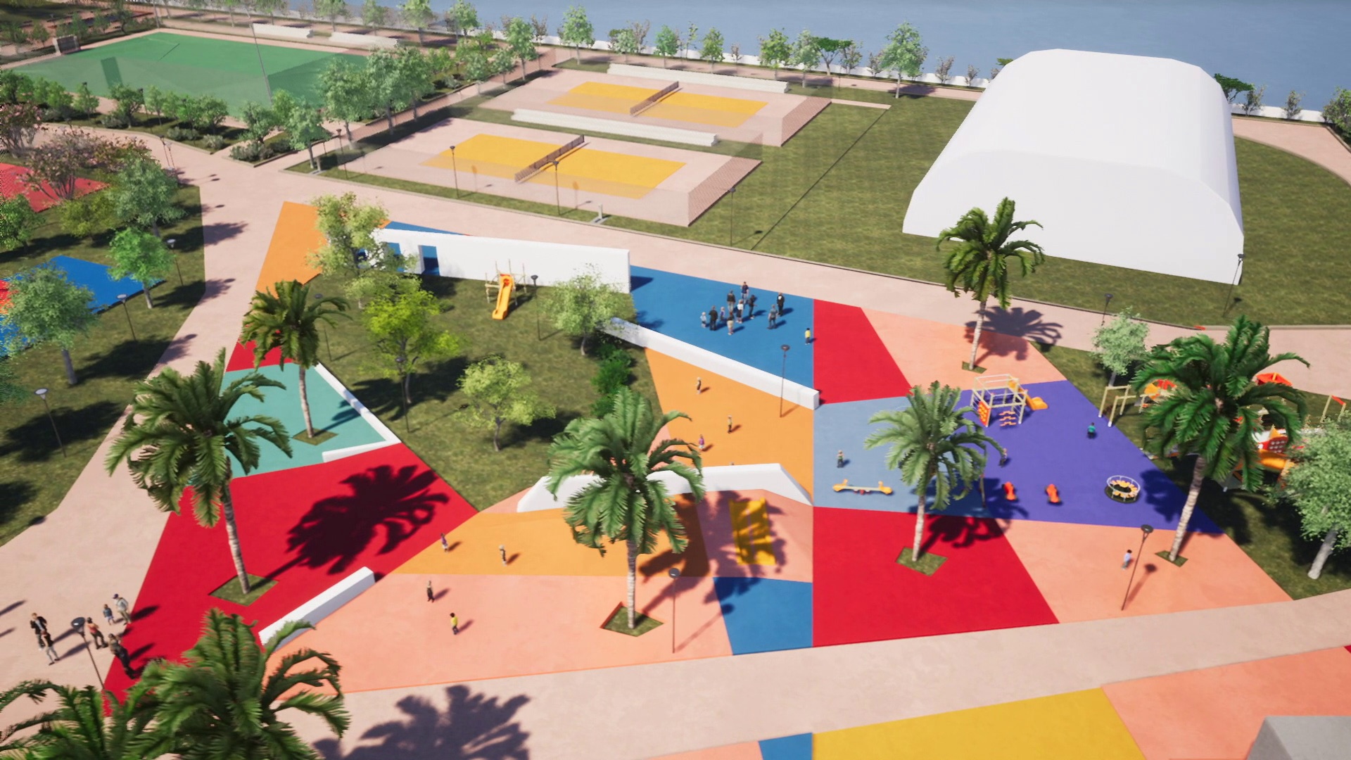 Giardino dello Sport - Falcone e Borsellino, riqualificazione impianti sportivi di San Giuliano